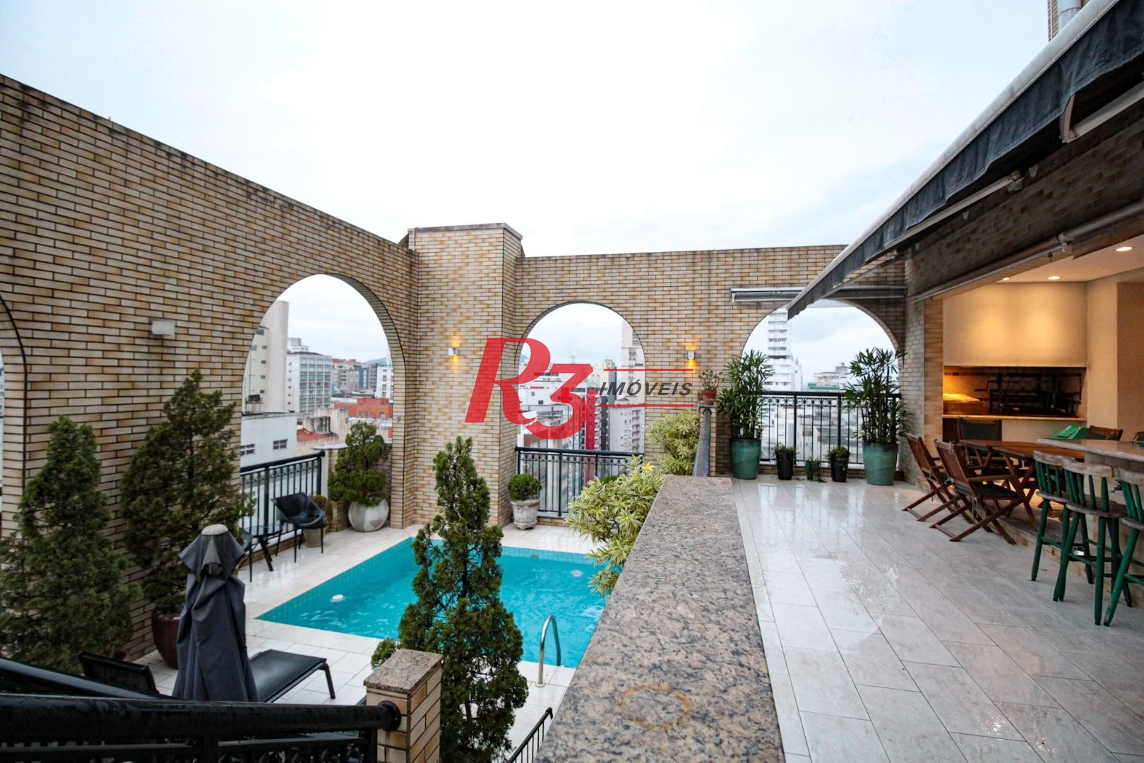 Cobertura à venda, 437 m² por R$ 5.600.000,00 - Gonzaga - Santos/SP