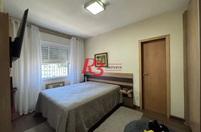 Apartamento com 2 dormitórios à venda, 97 m² por R$ 750.000,00 - Marapé - Santos/SP