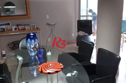 Apartamento na Pompéia com 4 quartos  à venda, 156 m² - Pompéia - Santos/SP