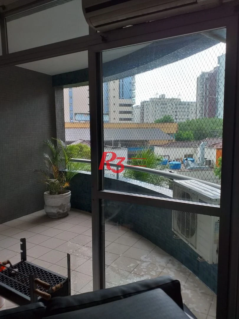 Apartamento na Pompéia com 4 quartos  à venda, 156 m² - Pompéia - Santos/SP