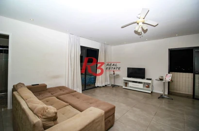 Cobertura à venda, 180 m² por R$ 755.000,00 - Macuco - Santos/SP