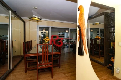 R3 Real Estate vende excelente apartamento em condomínio clube num dos melhores bairros de Santos-SP