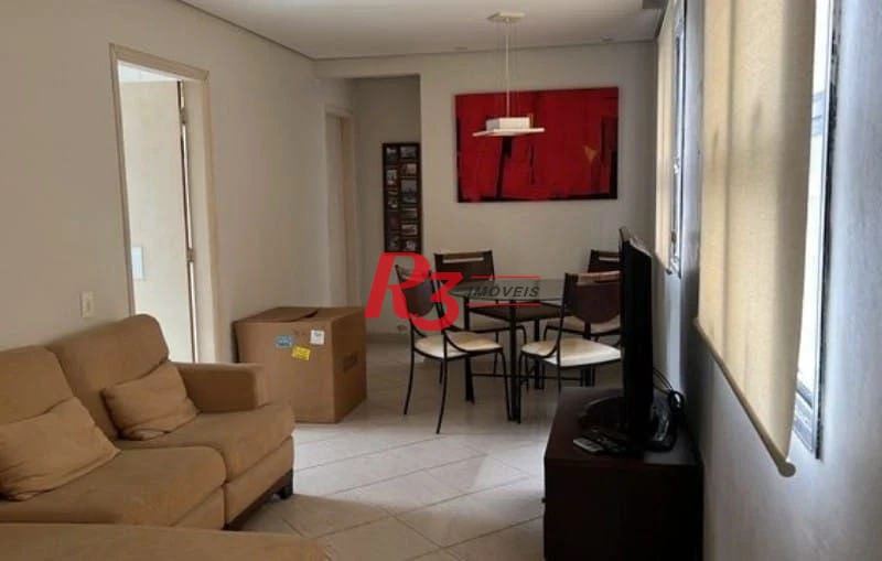 Apartamento com 1 dormitório para alugar, 50 m² por R$ 4.000,00/mês - Aparecida - Santos/SP