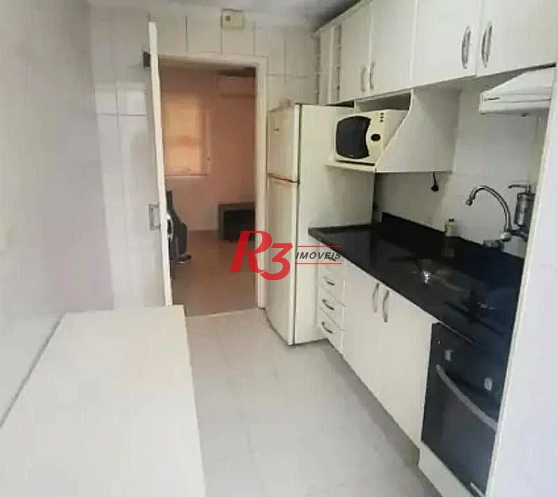 Apartamento com 1 dormitório para alugar, 50 m² por R$ 4.000,00/mês - Aparecida - Santos/SP