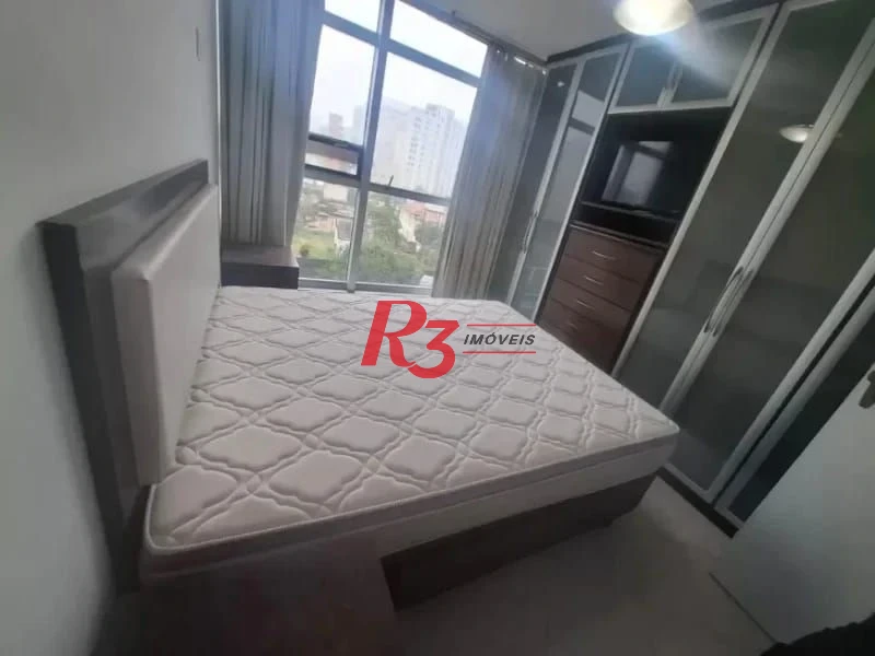 Apartamento com 1 dormitório para alugar, 50 m² por R$ 4.000,00/mês - Aparecida - Santos/SP