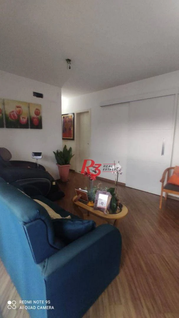 Apartamento com 3 dormitórios à venda, 136 m² por R$ 875.000,00 - Gonzaga - Santos/SP