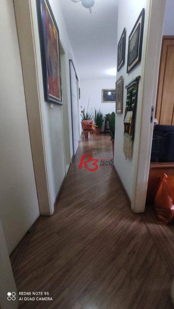 Apartamento com 3 dormitórios à venda, 136 m² por R$ 875.000,00 - Gonzaga - Santos/SP