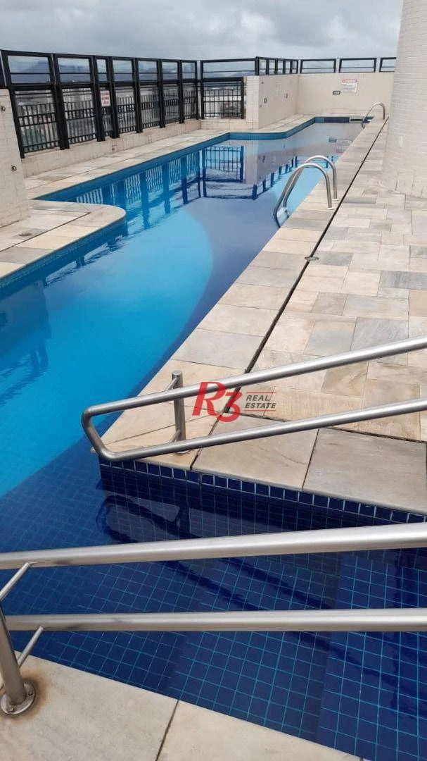 Apartamento com 3 dormitórios à venda, 136 m² por R$ 875.000,00 - Gonzaga - Santos/SP
