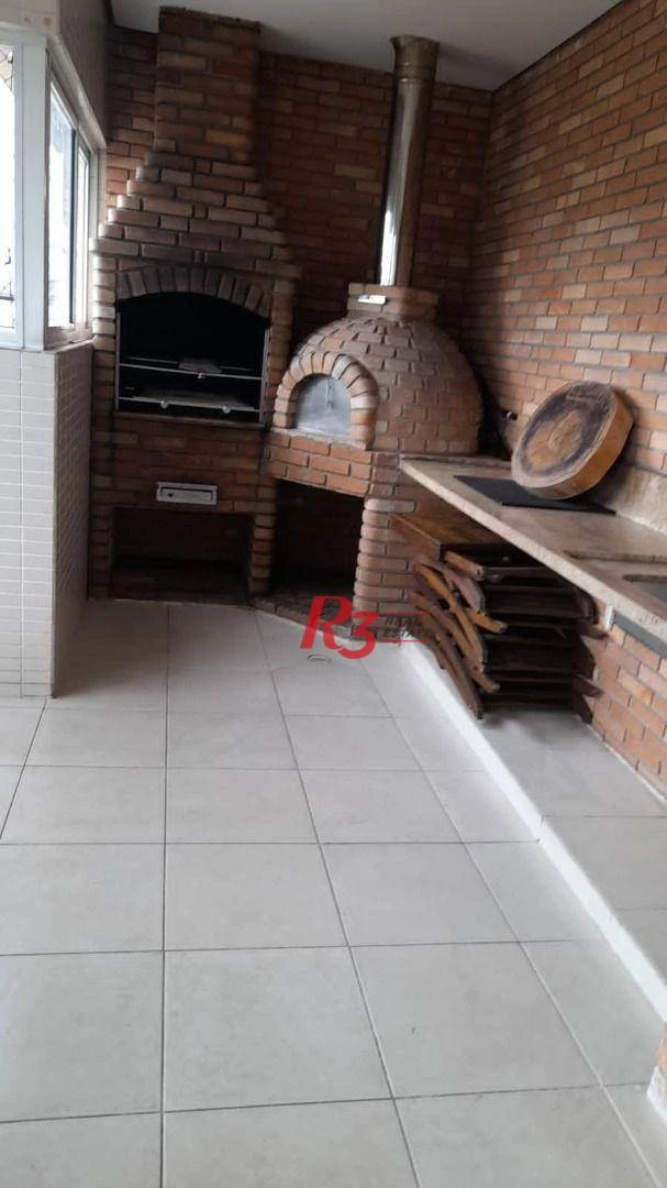 Apartamento com 3 dormitórios à venda, 136 m² por R$ 875.000,00 - Gonzaga - Santos/SP