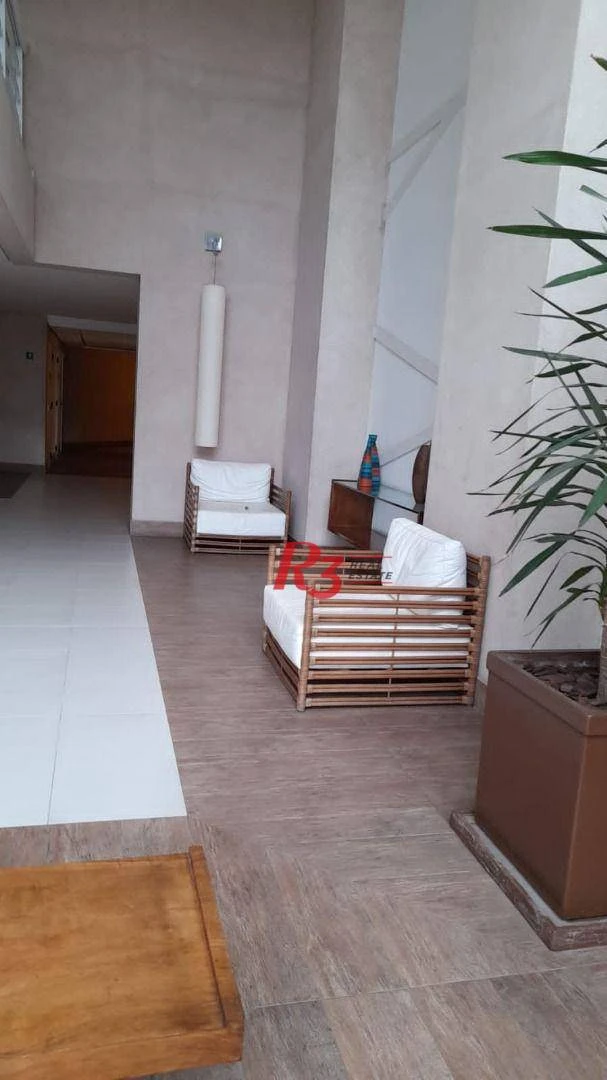Apartamento com 3 dormitórios à venda, 136 m² por R$ 875.000,00 - Gonzaga - Santos/SP