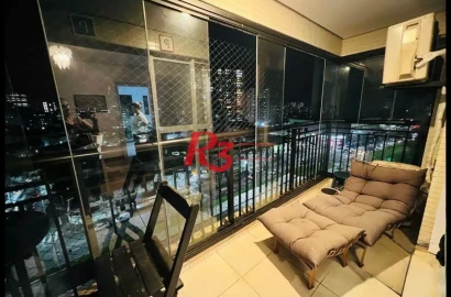 Apartamento com 3 dormitórios à venda, 96 m² por R$ 875.000,00 - Gonzaga - Santos/SP