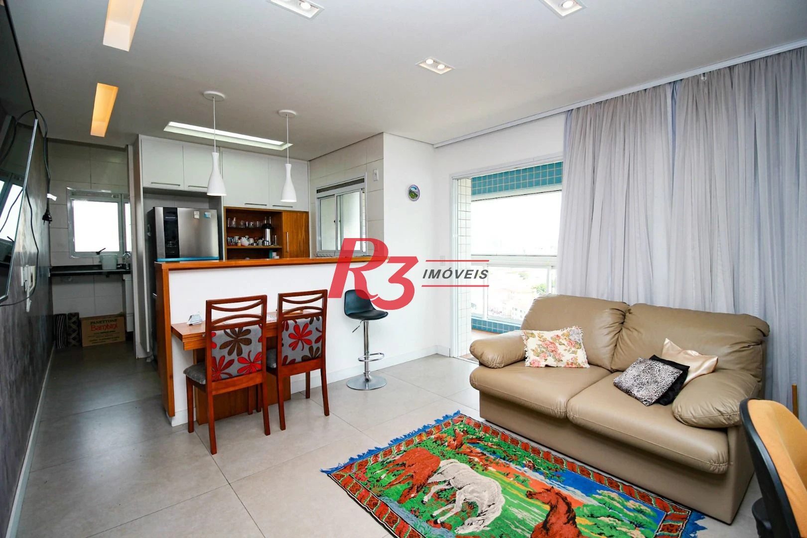 Apartamento à venda, 58 m² por R$ 587.000,00 - Boqueirão - Santos/SP