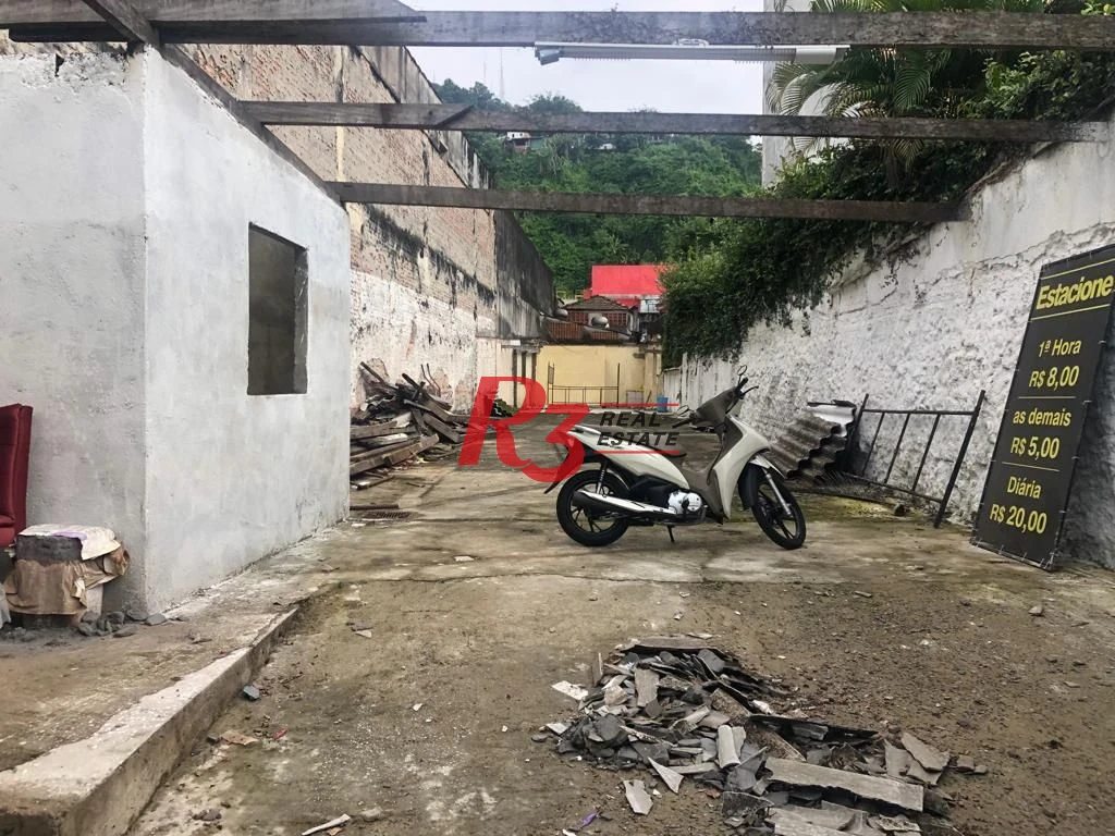 Terreno à venda, 422 m² por R$ 900.000,00 - Centro - Santos/SP