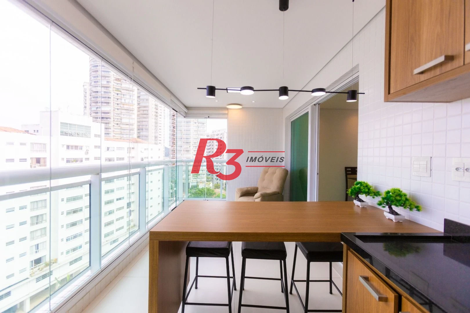 Apartamento com 3 dormitórios para alugar, 166 m² por R$ 16.000,02/mês - Ponta da Praia - Santos/SP