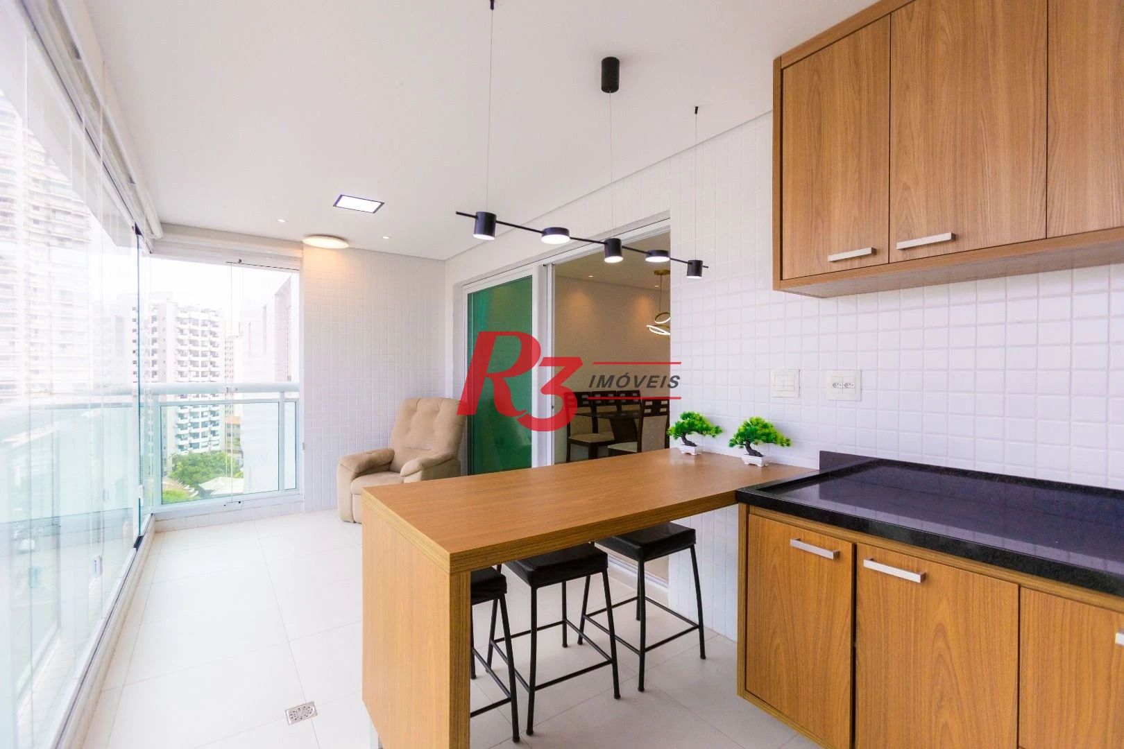 Apartamento com 3 dormitórios para alugar, 166 m² por R$ 16.000,02/mês - Ponta da Praia - Santos/SP