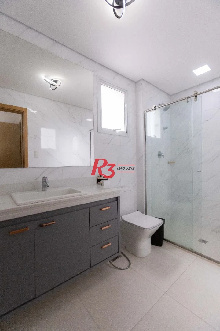 Apartamento com 3 dormitórios para alugar, 166 m² por R$ 16.000,02/mês - Ponta da Praia - Santos/SP