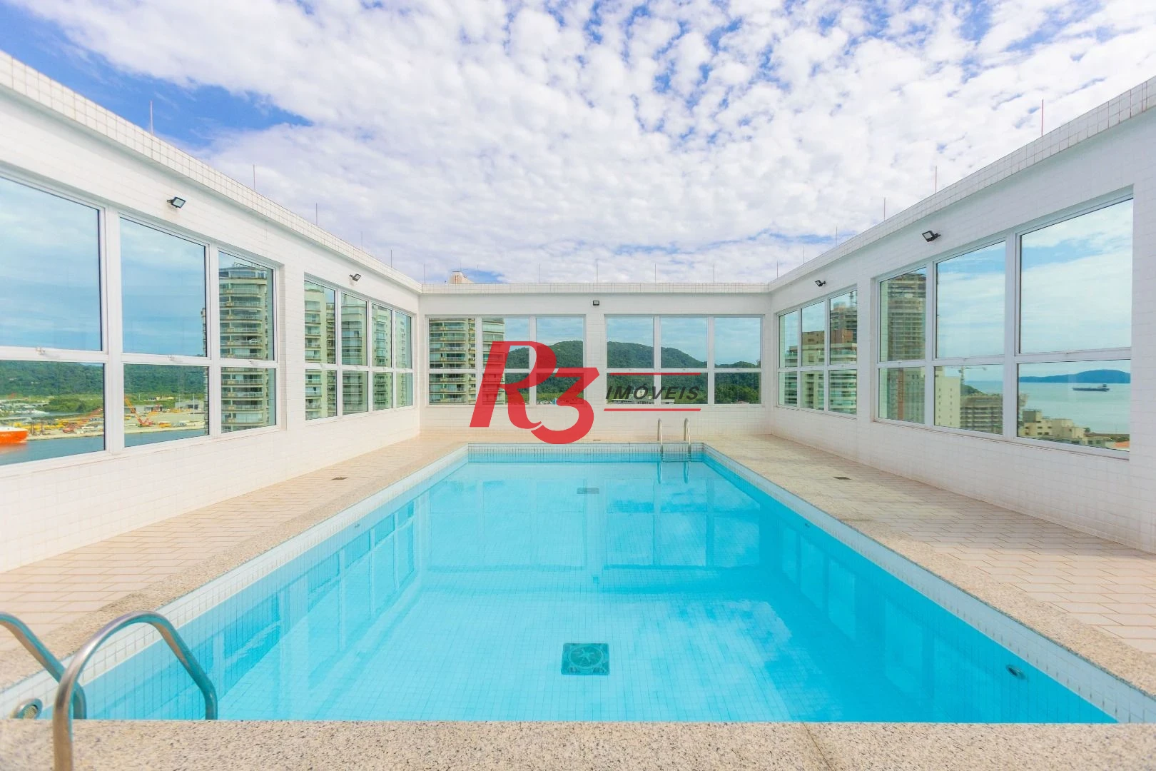 Apartamento com 3 dormitórios para alugar, 166 m² por R$ 16.000,02/mês - Ponta da Praia - Santos/SP