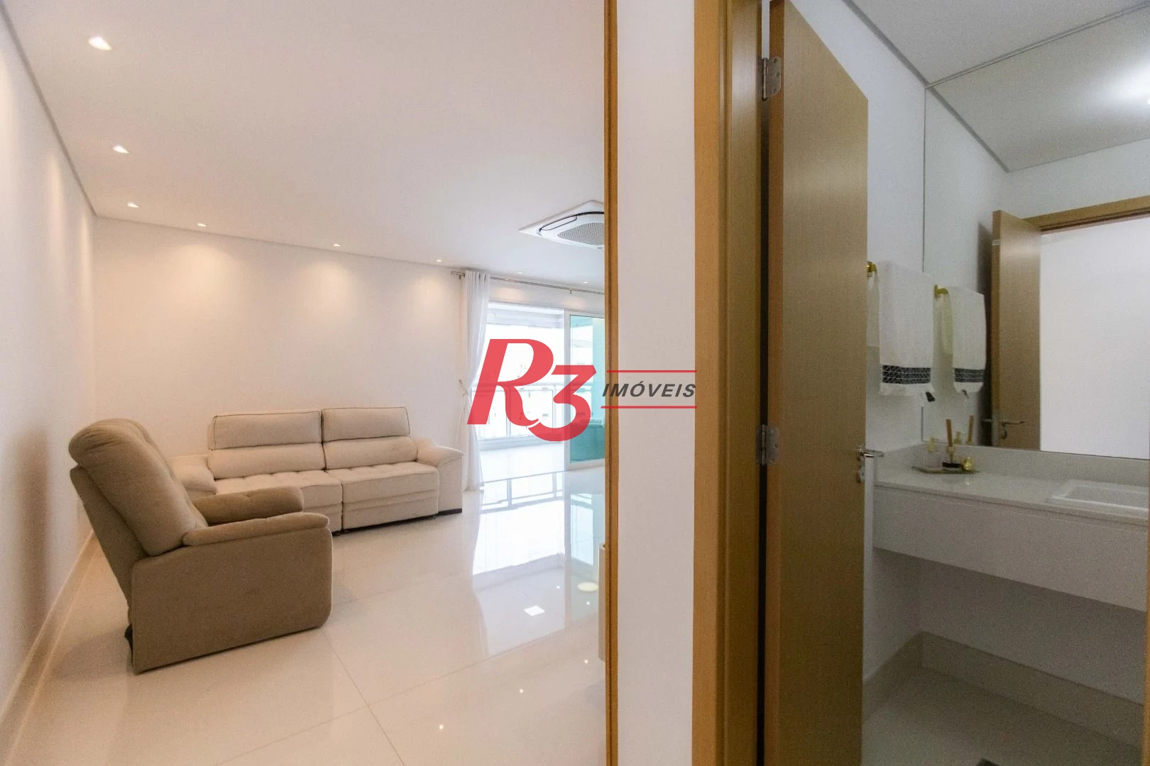Apartamento com 3 dormitórios para alugar, 166 m² por R$ 16.000,02/mês - Ponta da Praia - Santos/SP