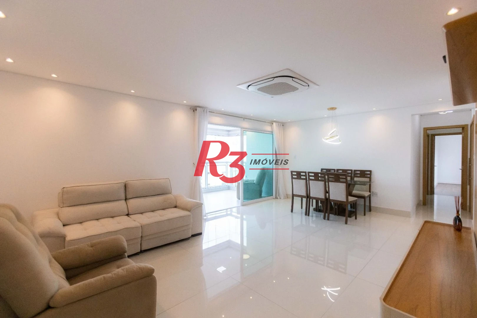 Apartamento com 3 dormitórios para alugar, 166 m² por R$ 16.000,02/mês - Ponta da Praia - Santos/SP