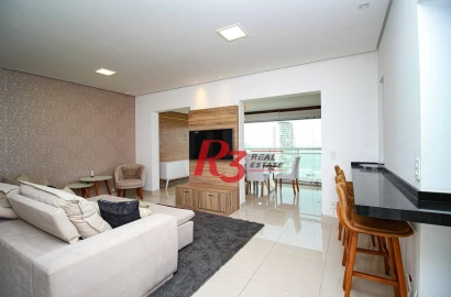 Cobertura com 3 dormitórios para alugar, 238 m² por R$ 15.000,00/mês - Pompéia - Santos/SP