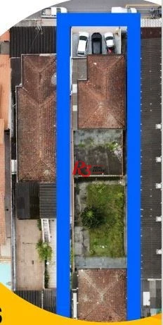 Terreno à venda, 525 m² - Boqueirão - Praia Grande/SP
