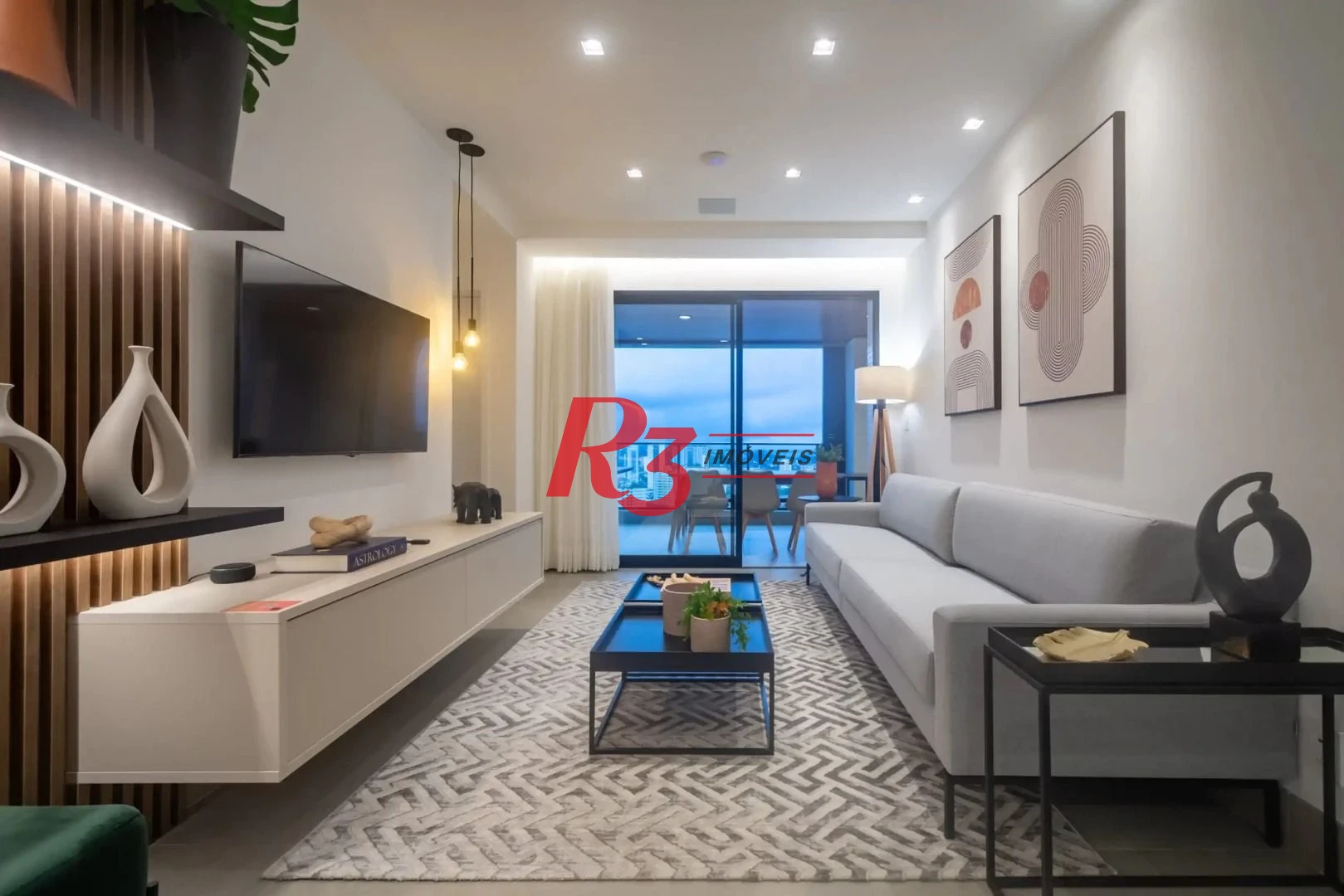 Apartamento com 2 dormitórios à venda, 83 m² por R$ 1.214.500,00 - Boqueirão - Santos/SP