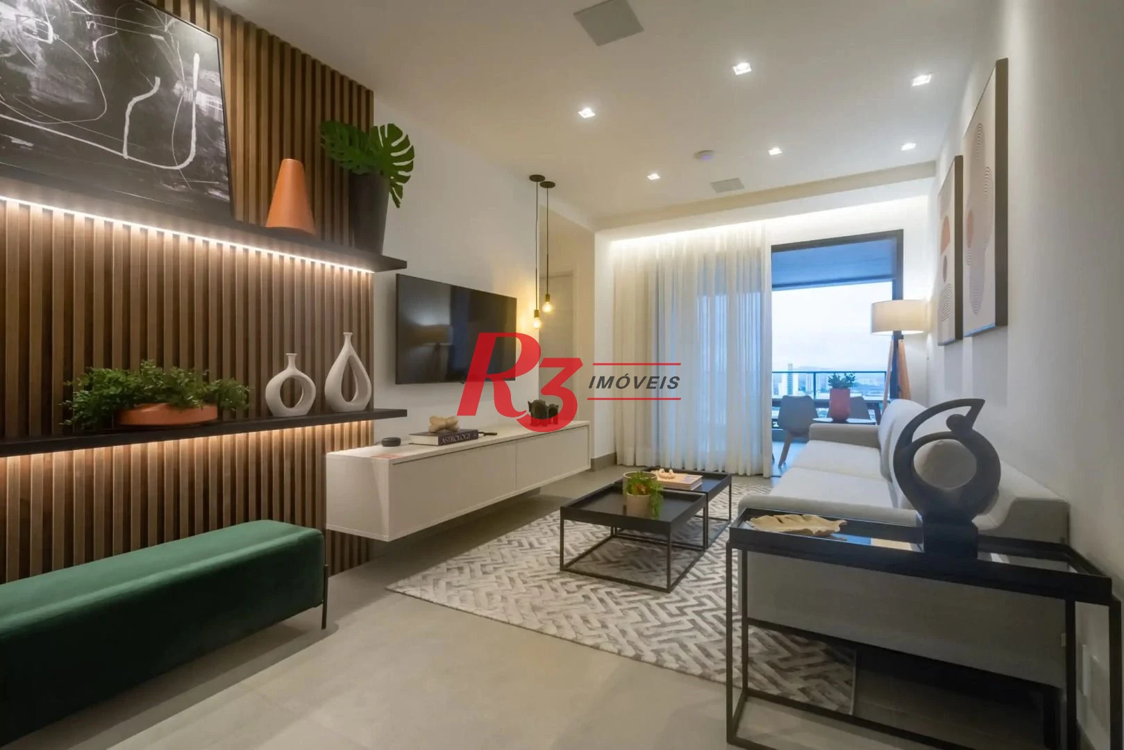 Apartamento com 2 dormitórios à venda, 83 m² por R$ 1.214.500,00 - Boqueirão - Santos/SP