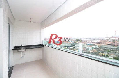 Apartamento com 1 dormitório à venda, 43 m²  - Macuco - Santos/SP