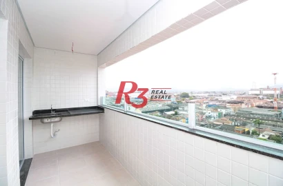 Apartamento com 1 dormitório à venda, 43 m² por R$ 395.000,00 - Macuco - Santos/SP