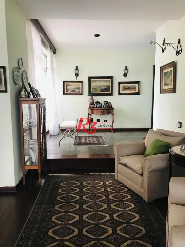 Apartamento com 3 dormitórios à venda, 296 m² - Gonzaga - Santos/SP