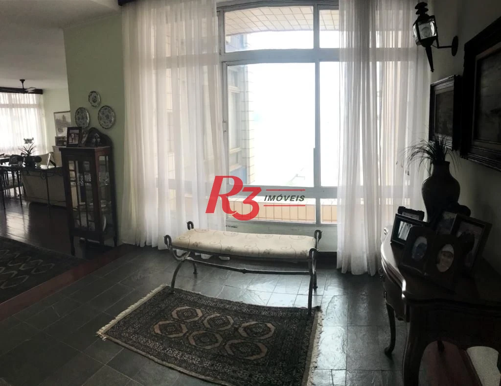 Apartamento com 3 dormitórios à venda, 296 m² - Gonzaga - Santos/SP