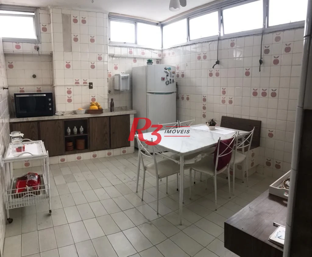 Apartamento com 3 dormitórios à venda, 296 m² - Gonzaga - Santos/SP