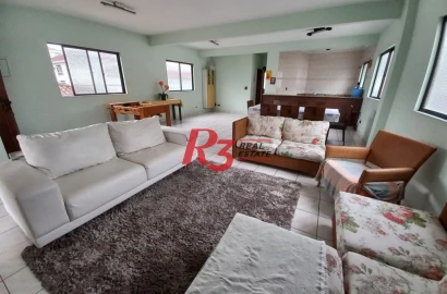 Casa com 5 dormitórios à venda, 330 m² - Embaré - Santos/SP