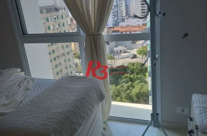 Apartamento com 2 dormitórios à venda, 75 m² por R$ 850.000,00 - José Menino - Santos/SP