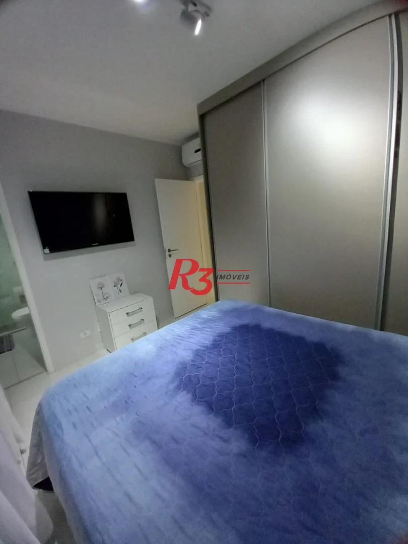 Apartamento com 2 dormitórios à venda, 75 m² por R$ 850.000,00 - José Menino - Santos/SP