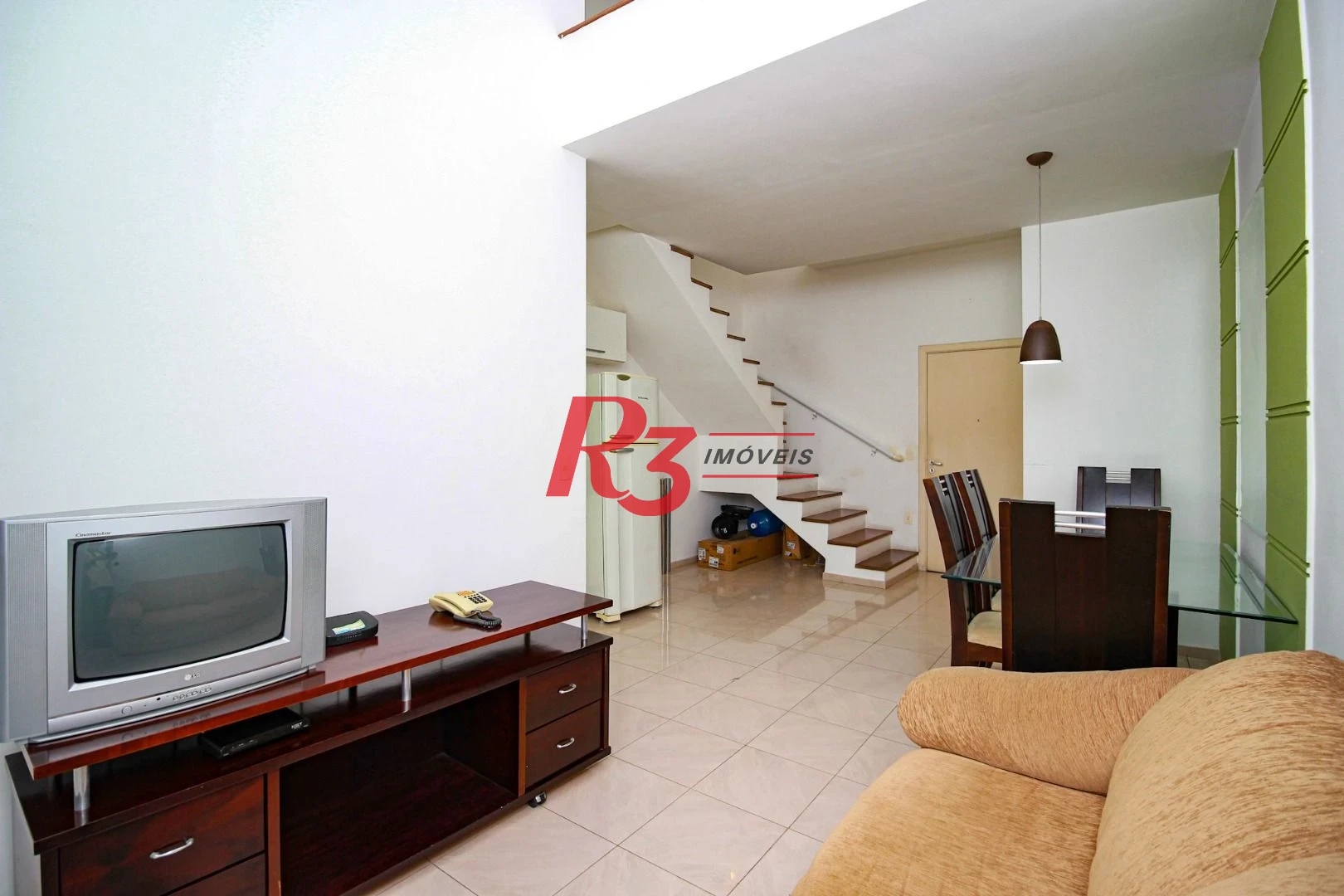 Loft com 1 dormitório à venda, 69 m² - Gonzaga - Santos/SP