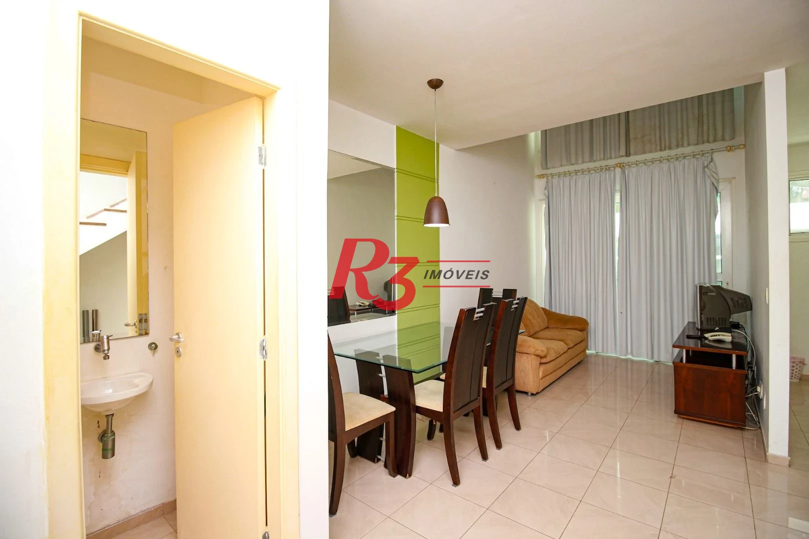 Loft com 1 dormitório à venda, 69 m² - Gonzaga - Santos/SP