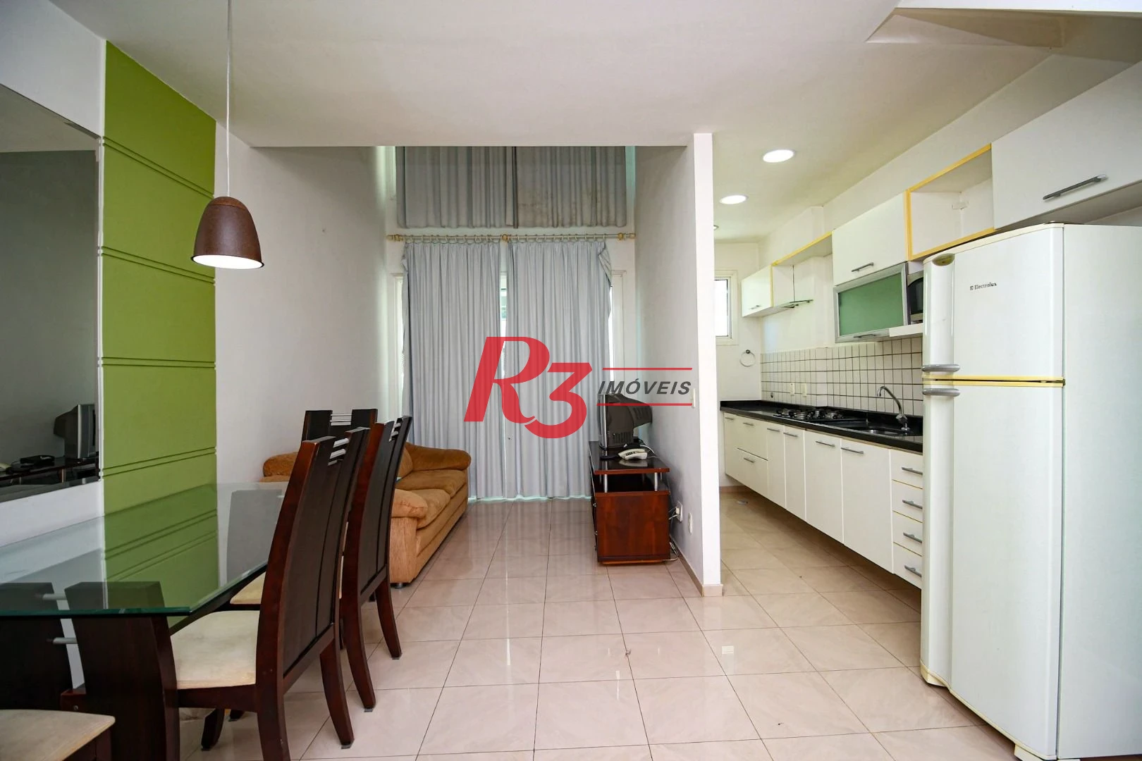 Loft com 1 dormitório à venda, 69 m² - Gonzaga - Santos/SP