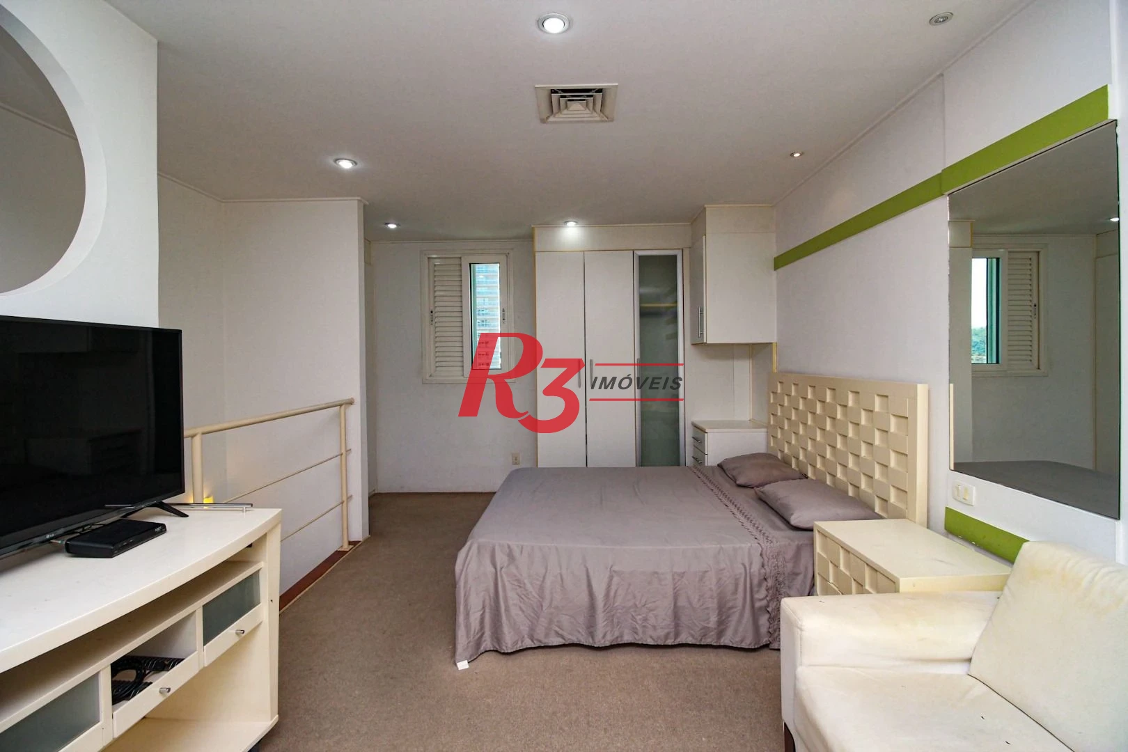 Loft com 1 dormitório à venda, 69 m² - Gonzaga - Santos/SP