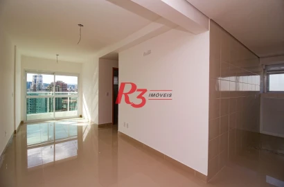 Apartamento com 2 dormitórios à venda, 53 m² por R$ 815.000,00 - Embaré - Santos/SP