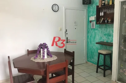 Apartamento com 1 dormitório à venda, 42 m² por R$ 320.000,00 - Boqueirão - Santos/SP