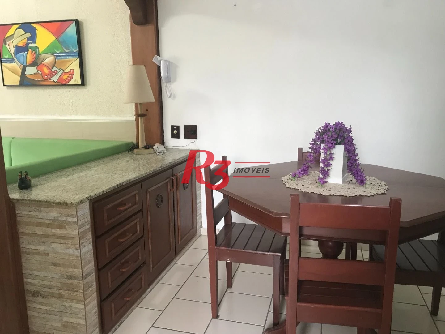 Apartamento com 1 dormitório à venda, 42 m² por R$ 320.000,00 - Boqueirão - Santos/SP