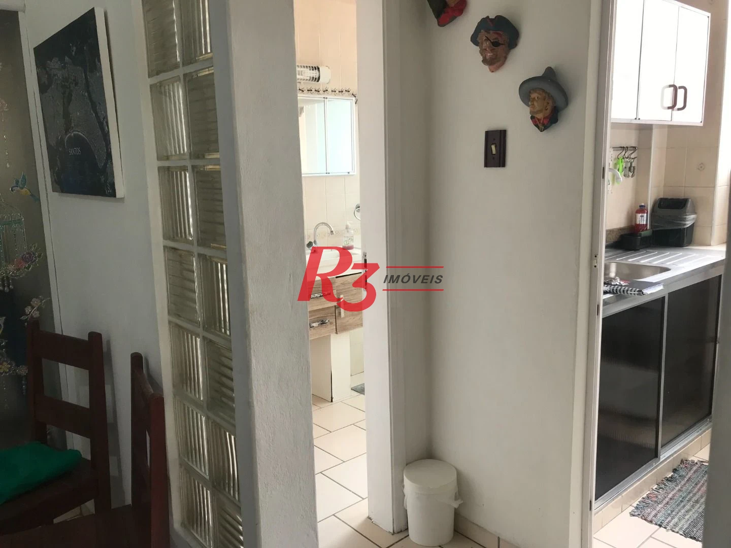Apartamento com 1 dormitório à venda, 42 m² por R$ 320.000,00 - Boqueirão - Santos/SP