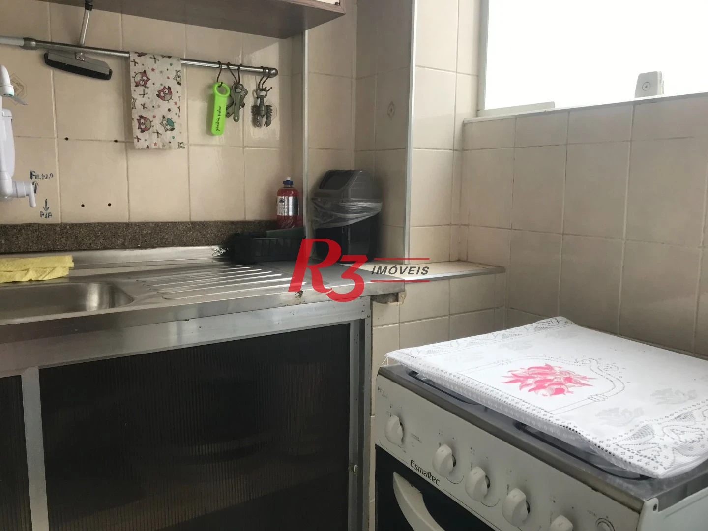 Apartamento com 1 dormitório à venda, 42 m² por R$ 320.000,00 - Boqueirão - Santos/SP