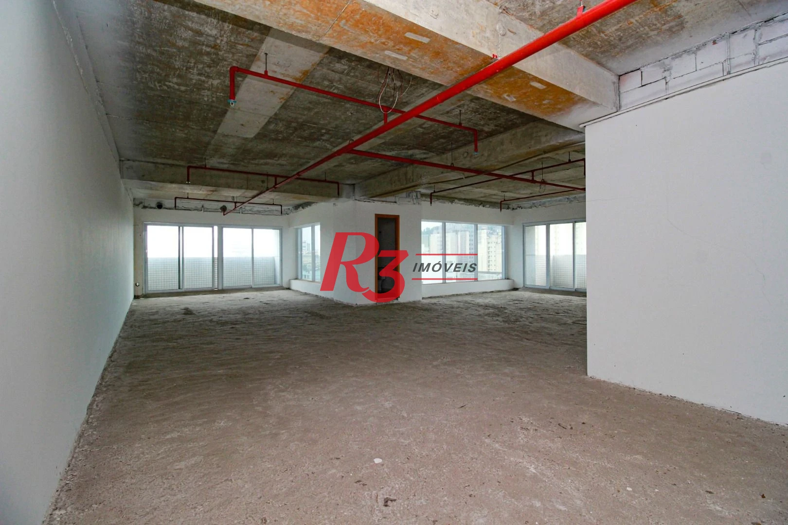 Sala, 150 m² - venda por R$ 900.000,00 ou aluguel por R$ 6.000,00/mês - Centro - Santos/SP
