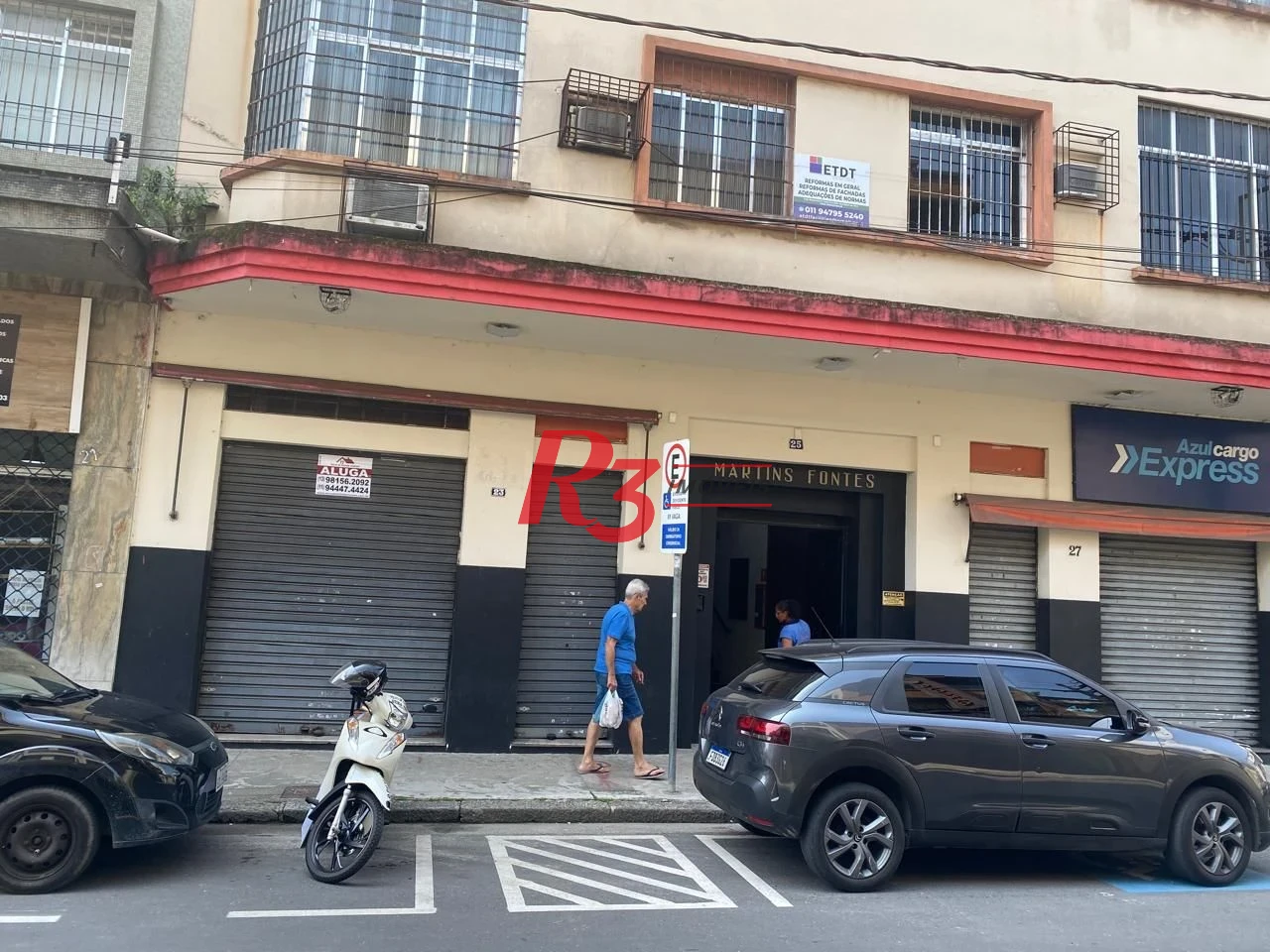 Loja para locação por R$ 3.000/mês - Centro - Santos/SP