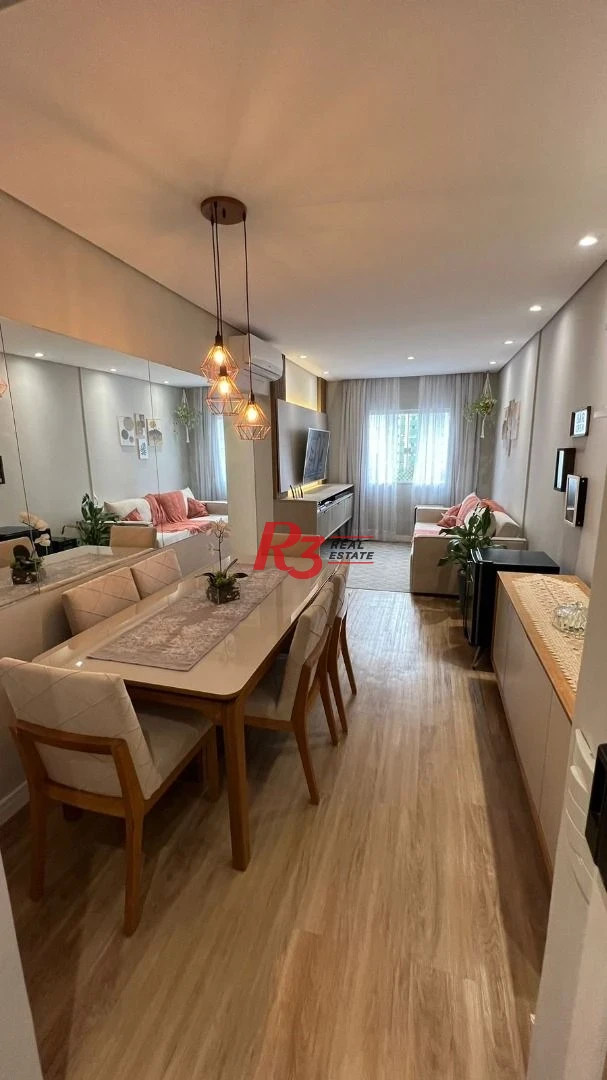 Apartamento com 2 dormitórios à venda, 60 m² por R$ 500.000,00 - Itararé - São Vicente/SP
