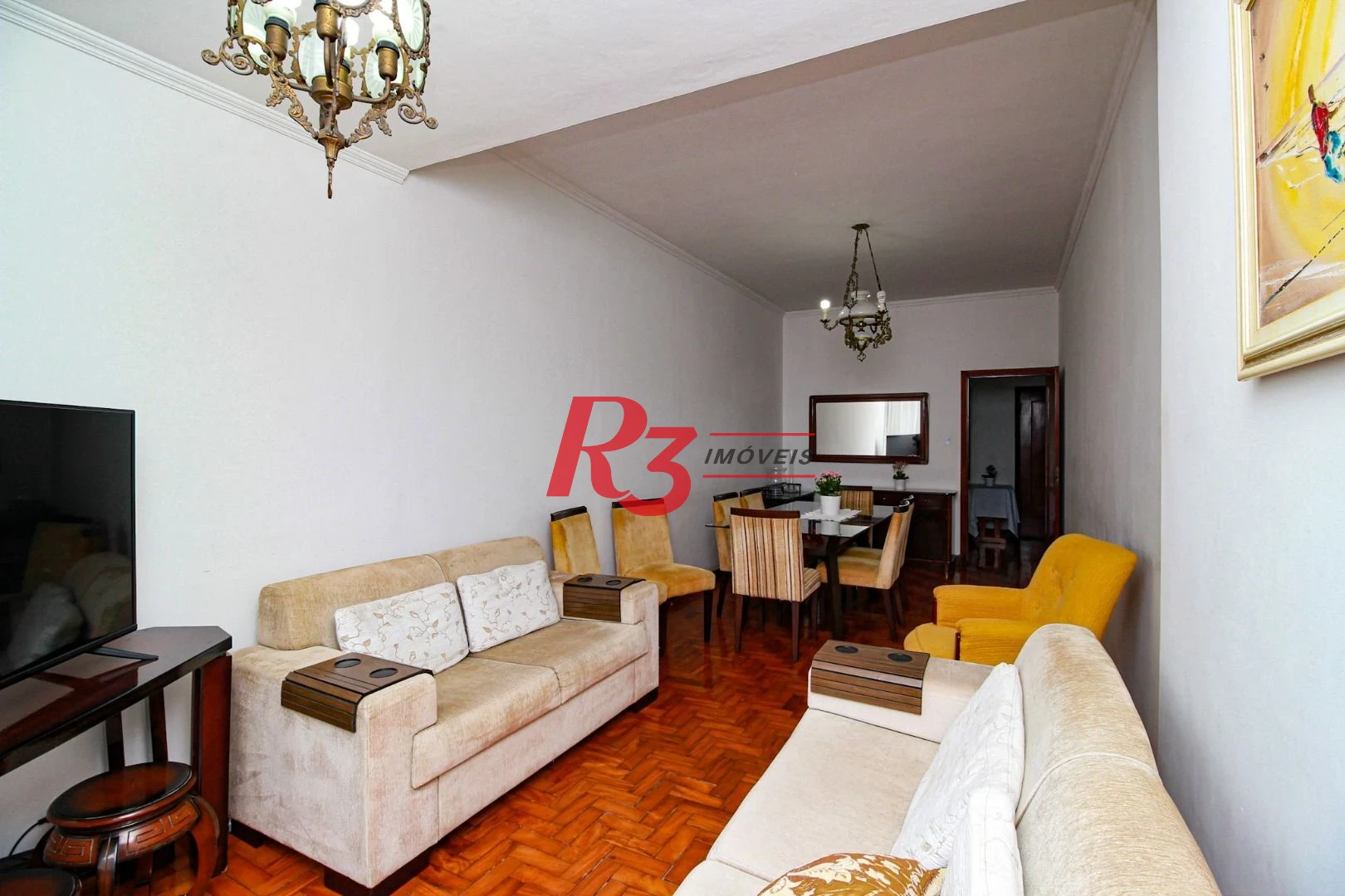 Apartamento com 2 dormitórios à venda, 105 m² - Centro - São Vicente/SP