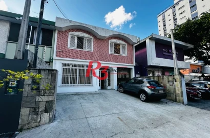 Casa para alugar, 200 m² por R$ 15.670,00/mês - Gonzaga - Santos/SP