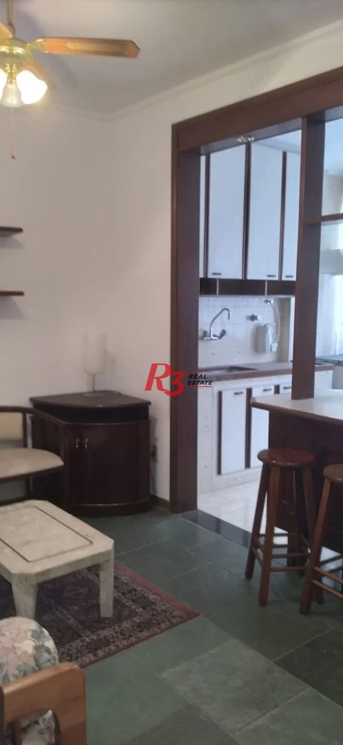 Apartamento com 1 dormitório, 50 m² - Gonzaga - Santos/SP